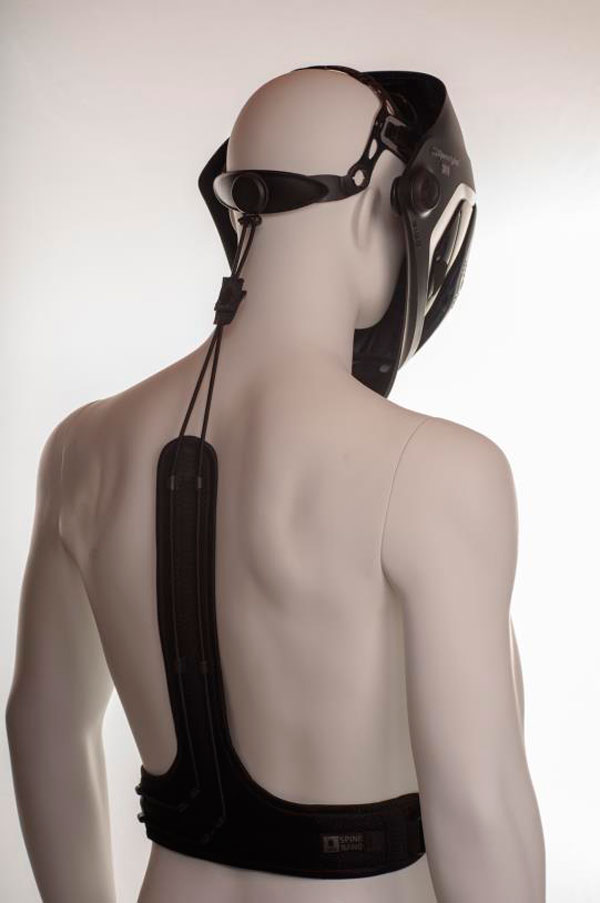 SpineBand est un exosquelette ergonomique textile